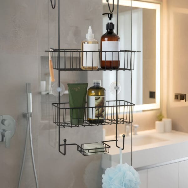 מעמד מתכת לאמבטיה 3 קומות דגם ויטה