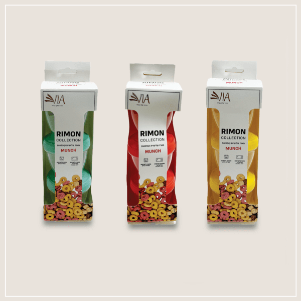 מארז שלישיית קופסאות דגם רימון