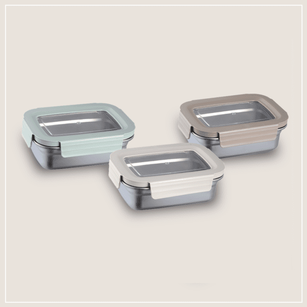 קופסאת אחסון נירוסטה דגם אלומה