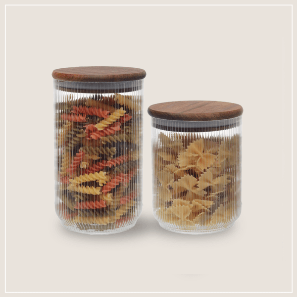 צנצנות זכוכית דגם נאיה