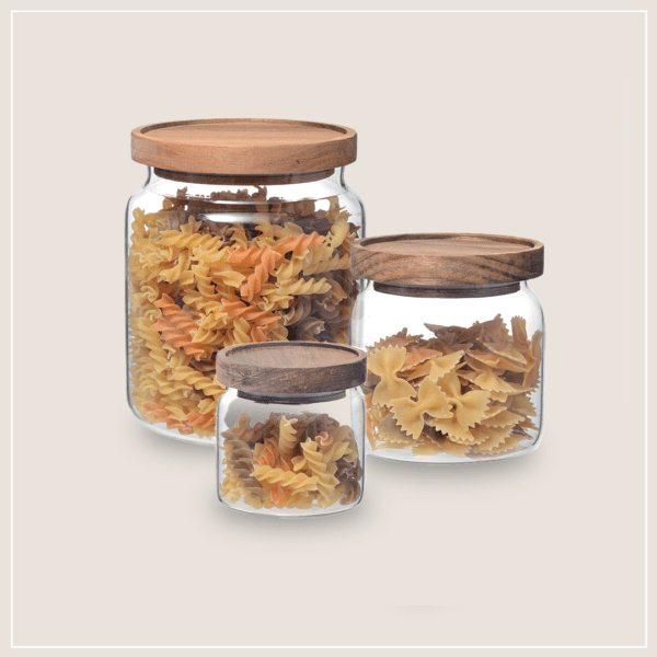 צנצנות זכוכית דגם קוקיז