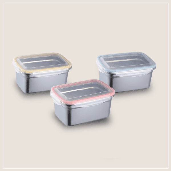 קופסאת אחסון נירוסטה דגם מנארה