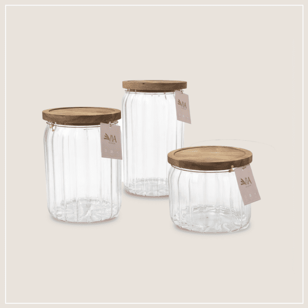 צנצנות זכוכית דגם קוקיז