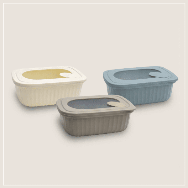 סט 3 קופסאות פלסטיק (נמוכות) דגם מיסו