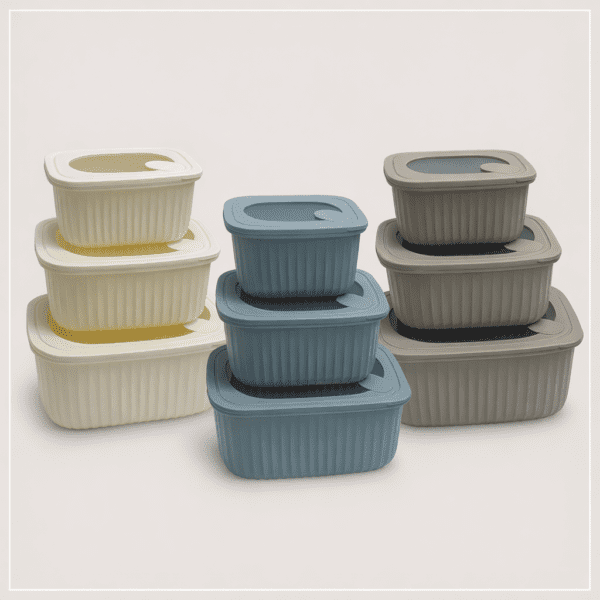 סט 3 קופסאות פלסטיק דגם מיסו