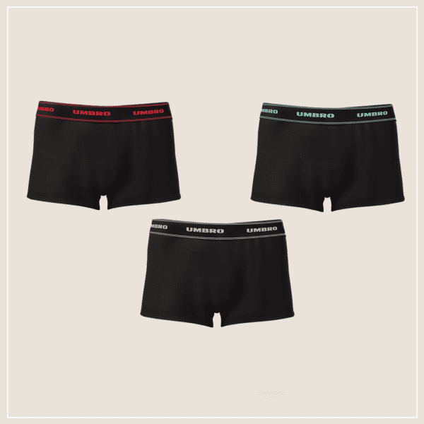 שלישיית בוקסרים כותנה לילדים UM-007