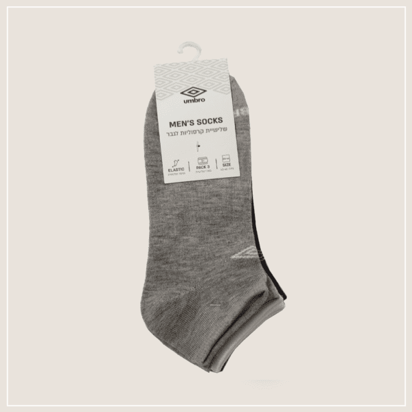 שלישיית קרסוליות צבעוני לגבר UM-014