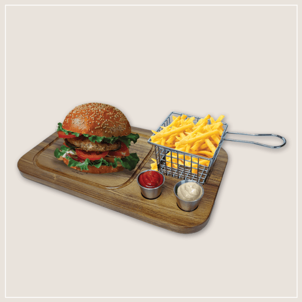 קרש עץ להגשה דגם רוסטיק VIA-1377